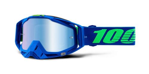 Brýle RACECRAFT Dreamflow, 100% (modré zrcadlové plexi)
