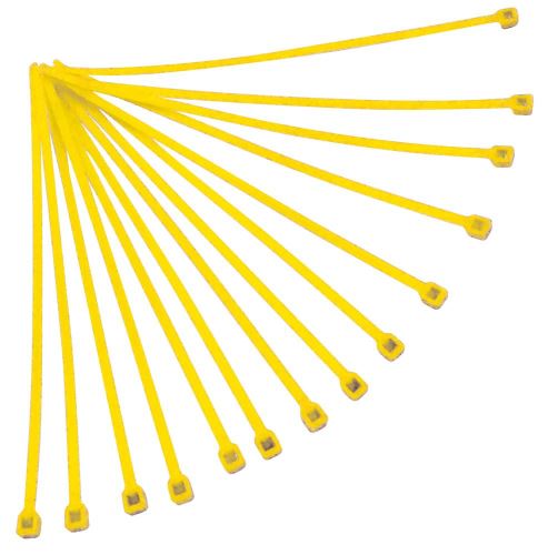 Stahovací páska 180 x 3,6 mm, RTECH (žlutá, 100 ks)