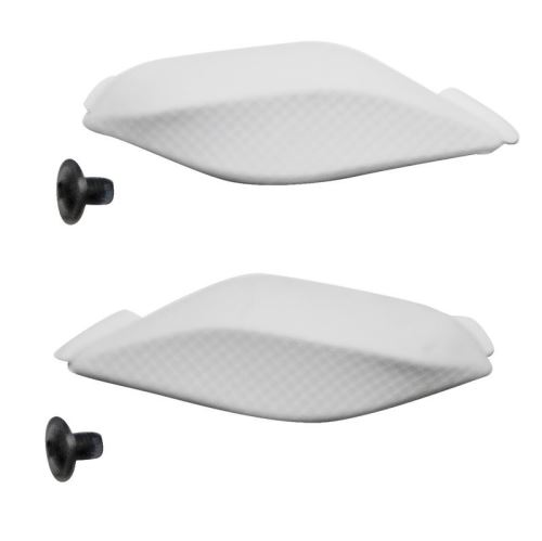 Slidery holeně pro boty SUPERTECH R 2021 a dále, ALPINESTARS (bílá, pár)