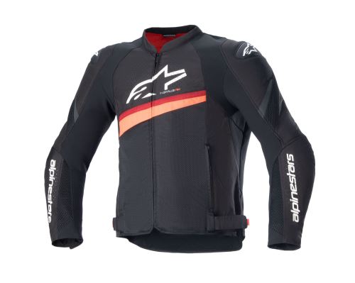 Bunda T-GP PLUS R 4 AIRFLOW, ALPINESTARS (černá/červená fluo) 2024