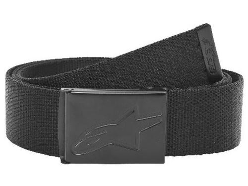 Pásek AGELESS WEB BELT, ALPINESTARS (černý/ černá přezka, textil)