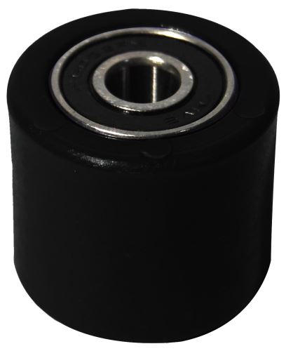 Kladka řetězu univerzální, RTECH (černá, vnitřní průměr 8 mm, vnější průměr 31 mm, šířka 28 mm)