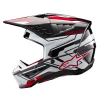 Přilba S-M5 ACTION 2, ALPINESTARS (černá/bílá/červená fluo) 2027 (1)