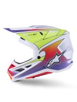 Přilba SUPERTECH S-M7 FUSE, ALPINESTARS (bílá/žlutá fluo/fialová) 2027 (1)