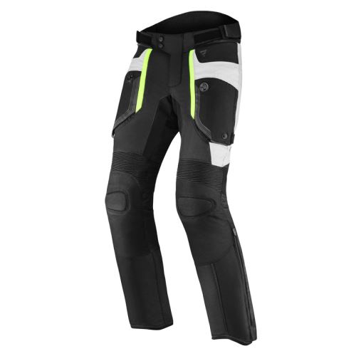 TEXTILNÍ KALHOTY REBELHORN BORG BLACK/GREY/FLO YELLOW