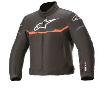 Bunda T-SP S WATERPROOF, ALPINESTARS, dětská (černá/červená fluo) 2027