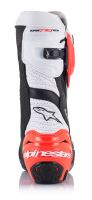 Boty SUPERTECH R VENTED, ALPINESTARS (černá/bílá/červená fluo, perforovaná obšívka) 2027 (3)