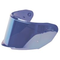 Plexi pro přilby Integral GT 2.0/2.1 a GTS 2.1 s přípravou pro Pinlock, CASSIDA (modré chromové)