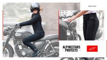 PRODLOUŽENÉ legíny BANSHEE, ALPINESTARS, dámské (černé) 2027 (3)