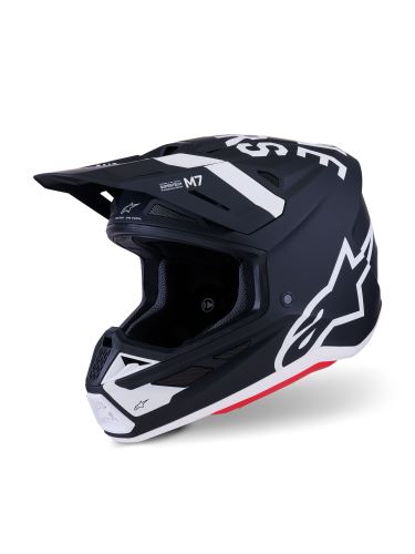 Přilba SUPERTECH S-M7 DASHER, ALPINESTARS (černá/bílá/matná) 2027