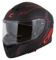 Přilba Integral GT 2.1 Flash, CASSIDA (černá matná/metalická červená/tmavě šedá) plexi s přípravou pro Pinlock 2026 (2)