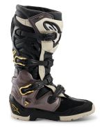 Boty TECH 7 ENDURO DRYSTAR, ALPINESTARS (černá/tmavě šedá/zlatá) 2027 (1)