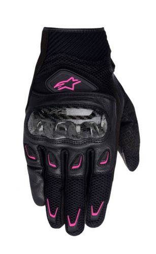 rukavice STELLA SMX-2 AC, ALPINESTARS - Itálie, dámské (černé/růžové)