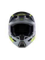 Přilba S-M3 RADIUM, ALPINESTARS, dětská (šedá mat/žlutá fluo/černá) 2027 (5)