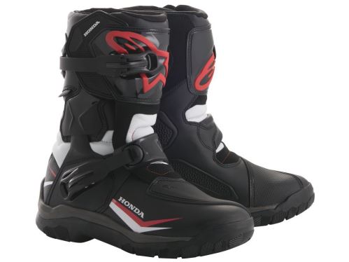 Boty BELIZE DRYSTAR HONDA kolekce, ALPINESTARS (černá/bílá/červená)