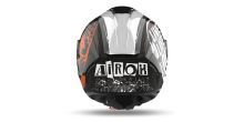 Přilba SPARK "ROCK'N'ROLL", AIROH - Itálie (černá/bílá) (2)
