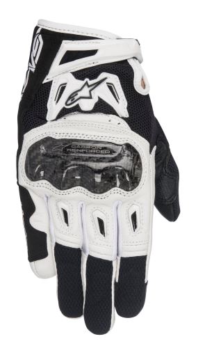 rukavice STELLA SMX-2 AIR CARBON, ALPINESTARS - Itálie, dámské (černé/bílé) (332884)