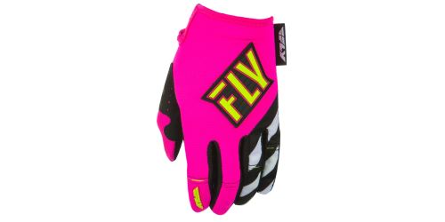 rukavice KINETIC 2018, FLY RACING - USA dámské (růžová/žlutá fluo)