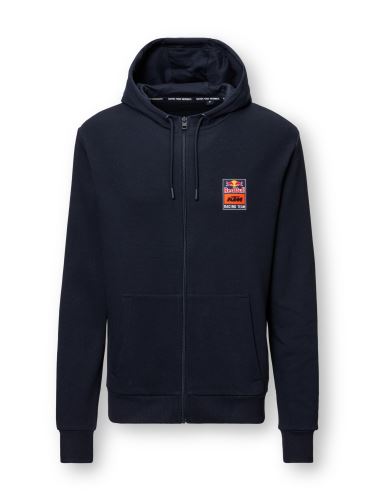 Mikina BACKPRINT , RED BULL KTM, (tmavě modrá)