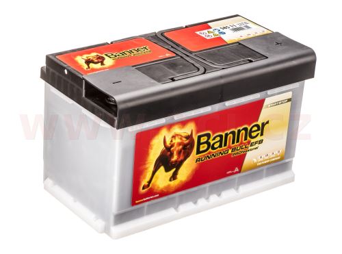 85Ah baterie, 780A, pravá BANNER Running Bull Professional EFB 315x175x190