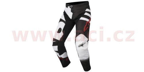 kalhoty Racer Braap , ALPINESTARS - Itálie (černé/bílé/červené)