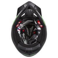 Přilba Cross Pro 2 Contra, CASSIDA (zelená perleť/černá/šedá/bílá) (9)