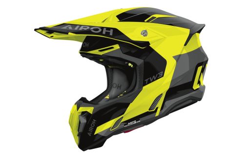 Přilba TWIST 3 Fancy, AIROH (žlutá fluo lesklá) 2027