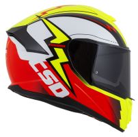 Přilba Integral GT 2.1 Flash, CASSIDA (žlutá fluo/červená fluo/černá/bílá) plexi s přípravou pro Pinlock (11)