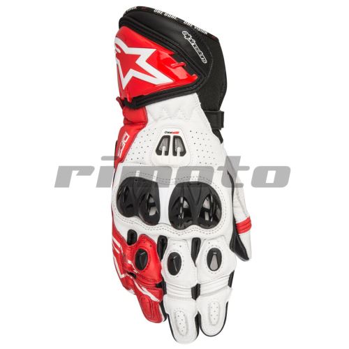 rukavice GP PRO, ALPINESTARS - Itálie (červené/bílé/černé)