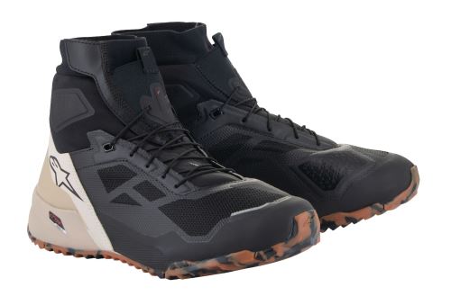 Boty CR-1, ALPINESTARS (černá/světle hnědá) 2027