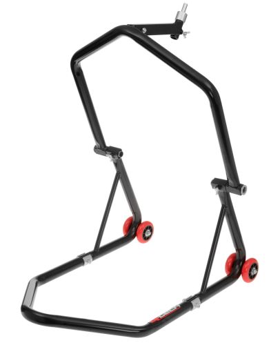 Stojan na motocykl přední (do brýlí) / zadní, Q-TECH (černý)