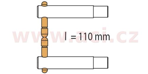 Ramena pro bodovací kleště s krytkou PORTASPOT, délka 110 mm (2 ks)