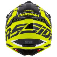 Přilba Cross Pro 2 Contra, CASSIDA (žlutá fluo/černá/šedá/bílá) (5)