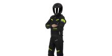 dvoudílný komplet Optimus, AYRTON (černá/žlutá fluo) (4)