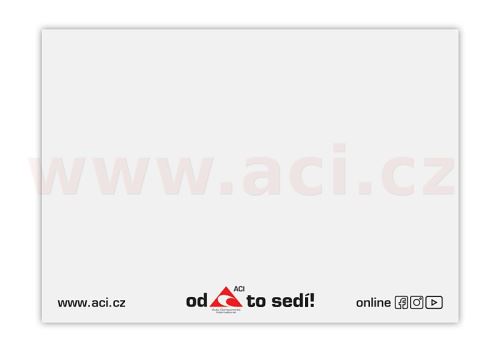 Samolepící bloček ACI formát A7 (100 x 74 mm)