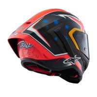 Přilba SUPERTECH R10 limitovaná edice JACK MILLER, ALPINESTARS (matný karbon/červená/modrá/žlutá/bílá) (9)