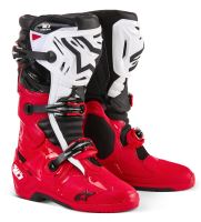 Boty TECH 10 ENDURO, ALPINESTARS (červená/černá/bílá) 2027 Boty TECH 10 ENDURO, ALPINESTARS (červená/černá/bílá) 2027