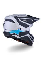 Přilba S-M3 HEAT, ALPINESTARS (stříbrná/modrá/černá matná) 2027 (3)