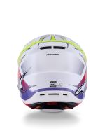 Přilba SUPERTECH S-M7 FUSE, ALPINESTARS (bílá/žlutá fluo/fialová) 2027 (2)