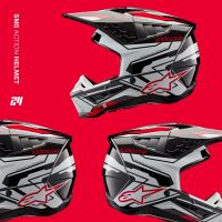 Přilba S-M5 ACTION 2, ALPINESTARS (černá/bílá/červená fluo) 2027 (9)