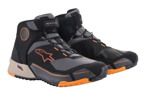 Boty CR-X DRYSTAR, ALPINESTARS (černá/hnědá/oranžová)