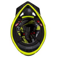 Přilba Cross Pro 2 Contra, CASSIDA (žlutá fluo/černá/šedá/bílá) (9)