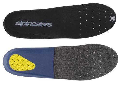Vložky pro boty TECH 10, ALPINESTARS (šedé/modré/žluté, pár)