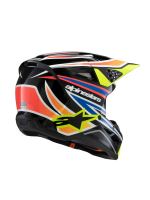 Přilba S-M3 WURX, ALPINESTARS, dětská (černá/žlutá fluo/modrá/červená) 2027 (3)