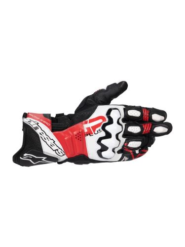 Rukavice GP PLUS R V3, ALPINESTARS (černá/bílá/červená) 2027