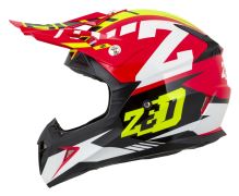 Přilba X1.9D TARGA, ZED, dětská (červená/žlutá fluo/černá/bílá) 2026 (2)
