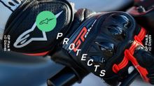 Rukavice GP PLUS R 2, ALPINESTARS (šedá/černá/žlutá fluo/červená fluo/bílá) (4)
