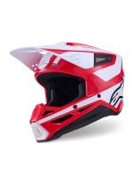 Přilba S-M3 HEAT, ALPINESTARS (červená/bílá/černá) 2027 Přilba S-M3 HEAT, ALPINESTARS (červená/bílá/černá) 2027