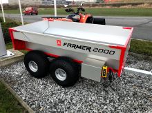 Hydraulicky sklápěný vozík za čtyřkolku s velkou korbou (2)