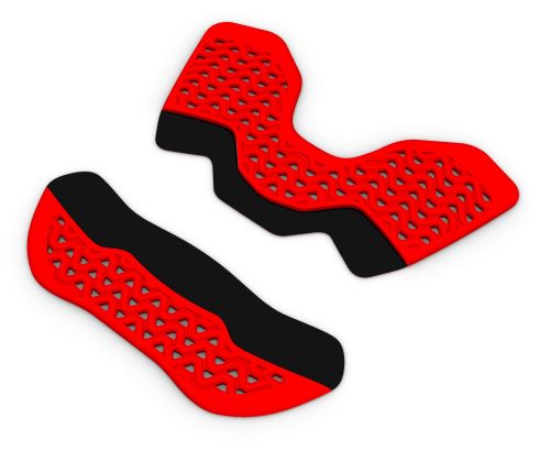 Sada adaptérů pro rozšíření ochrany hrudi protektoru A-4 PLASMA, ALPINESTARS (červená) 2027